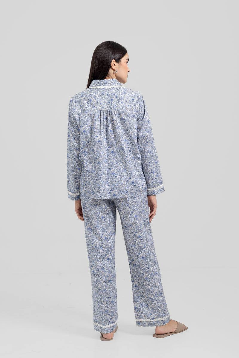 Elodie Long Set Blue Blossom