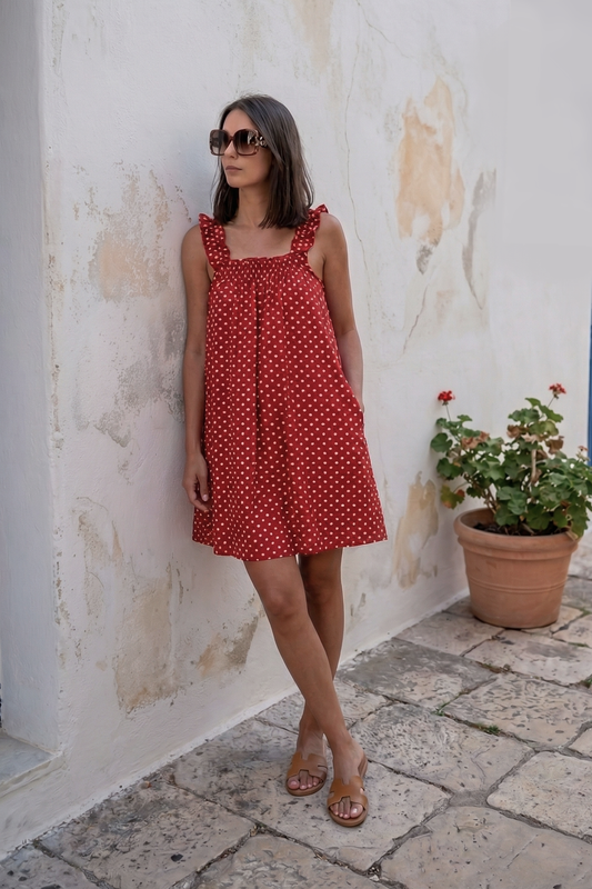 Mila Daydream Dress Red