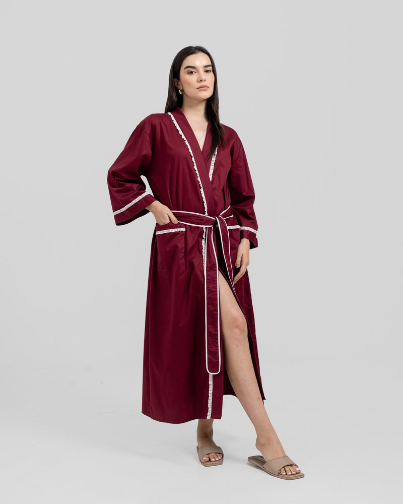 Melie Robe Burgundy