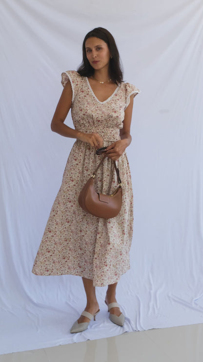 Juliet Daydream Dress Red Blossom