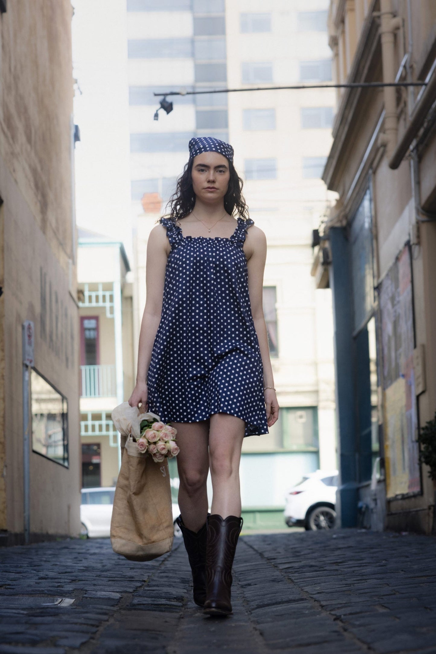 Mila Daydream Dress Navy