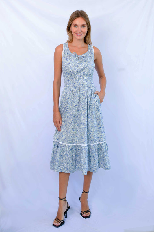 Bianca Daydream Dress Blue Blossom