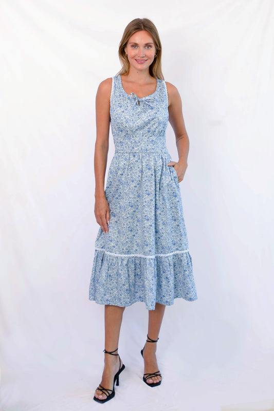 Bianca Daydream Dress Blue Blossom