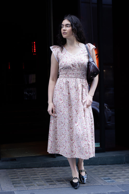 Juliet Daydream Dress Red Blossom