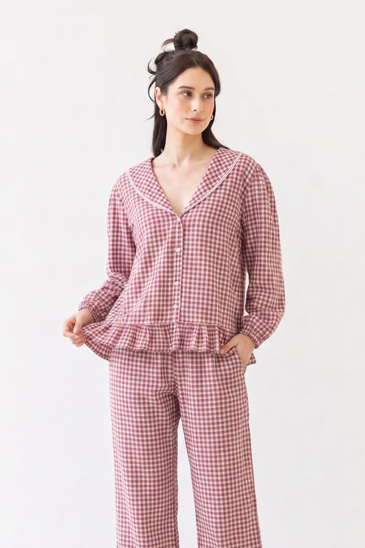Adeline Long Set Cranberry