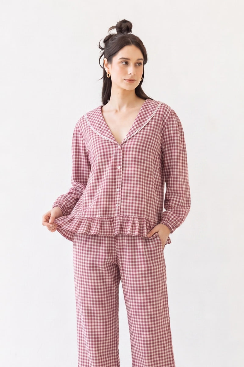 Adeline Long Set Cranberry