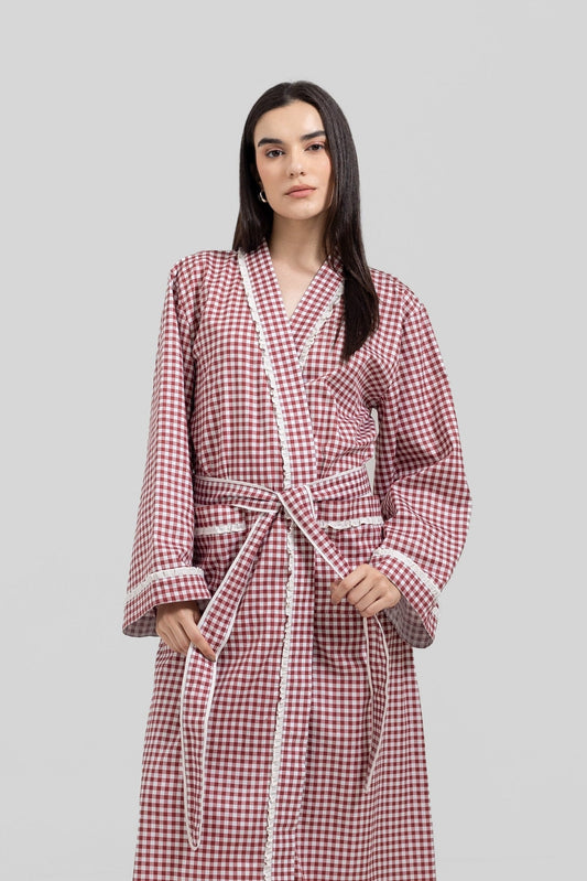 Adeline Robe Cranberry
