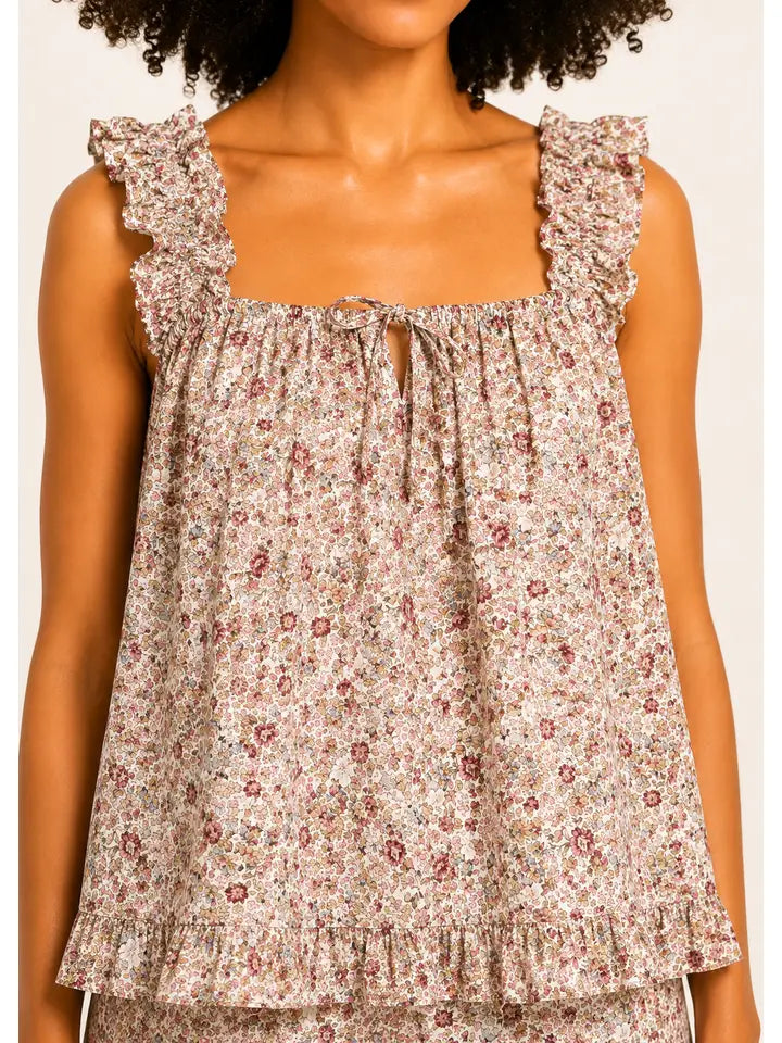 Elodie Lounge Set Wild Flower — top detail